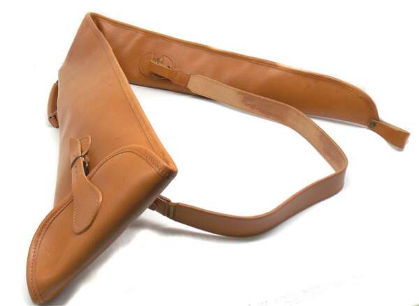Fodero Delfiero in pelle di vitello per fucile con bretella
