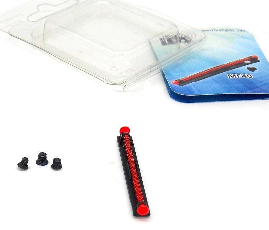 Mirino Super Big Dot per fucile a fibra ottica LPA con vite ed adesivo