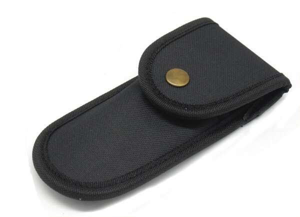 Fodero in nylon nero per coltello doppia tasca