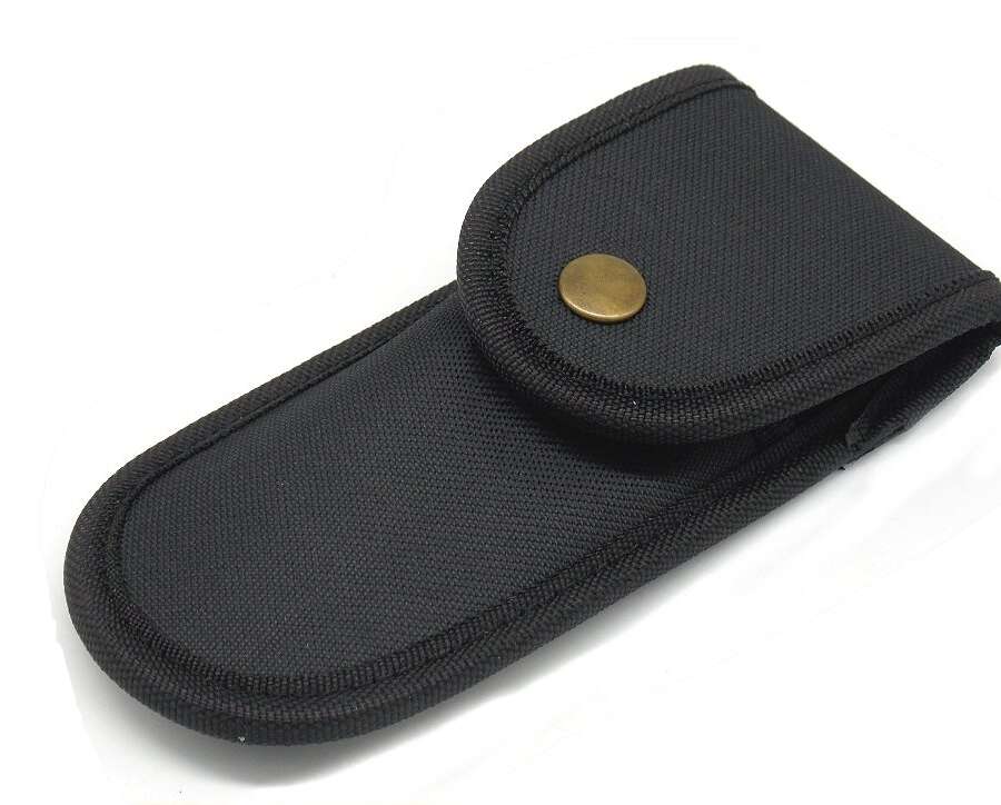 Fodero in nylon nero per coltello doppia tasca