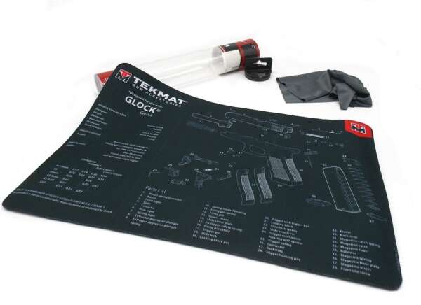 Tappetino Tekmat per la pulizia con stampa esploso Glock