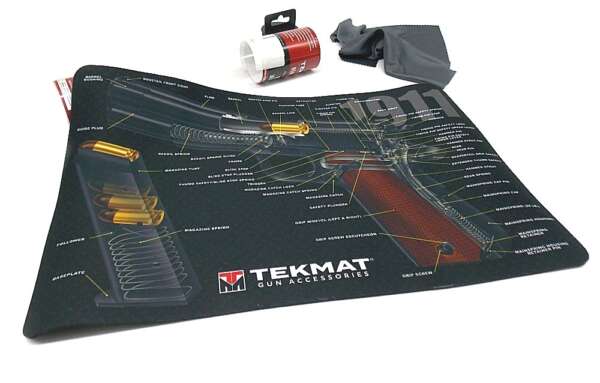 Tappetino Tekmat per la pulizia con stampa esploso Colt 1911