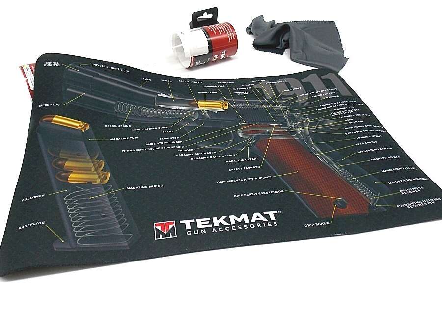 Tappetino Tekmat per la pulizia con stampa esploso Colt 1911