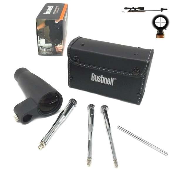 Collimatore per carabina e fucile Bushnell universale con 4 aste dal calibro 177 al calibro 12