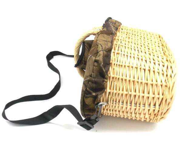 Cesta paniere Ra Sport in vimini bianco porta funghi - immagine 3