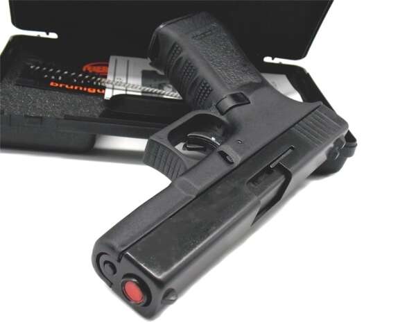 Pistola Bruni a salve Gap nera calibro 9 Top Firing - immagine 2