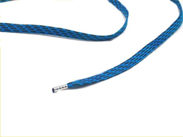 Lacci blu e nero per scarpe sportive 90 cm - immagine 2