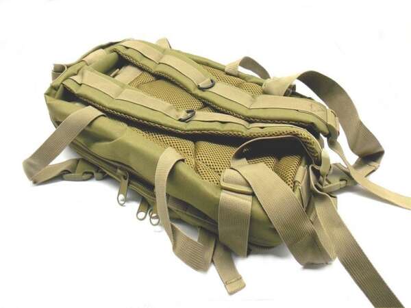 Zaino tattico Delfiero modello Patton 25 litri colore verde oliva - immagine 2
