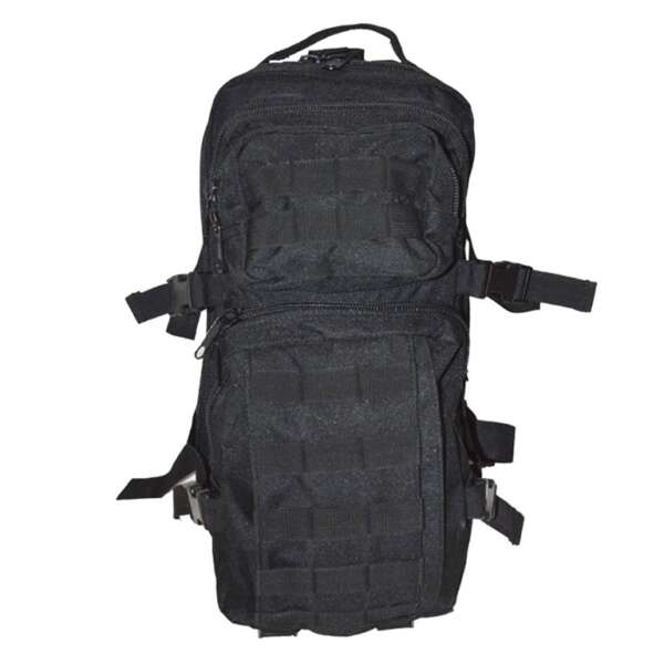 Zaino tattico Delfiero modello Patton 25 litri colore nero - immagine 2
