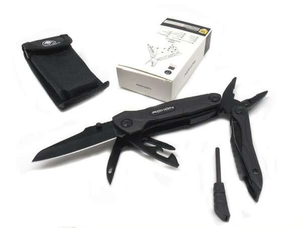 Pinza Roxon 14 funzioni nera con fodero