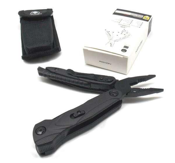 Pinza Roxon 14 funzioni nera con fodero - immagine 2