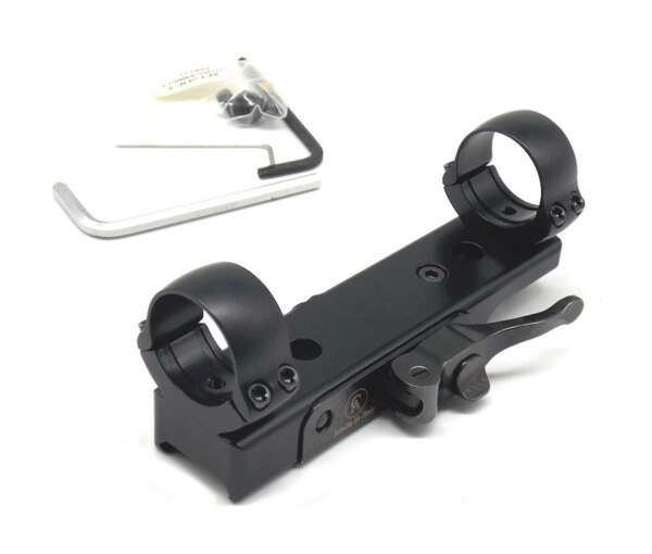 Attacco monoblocco Contessa con anelli da 25 mm base weaver