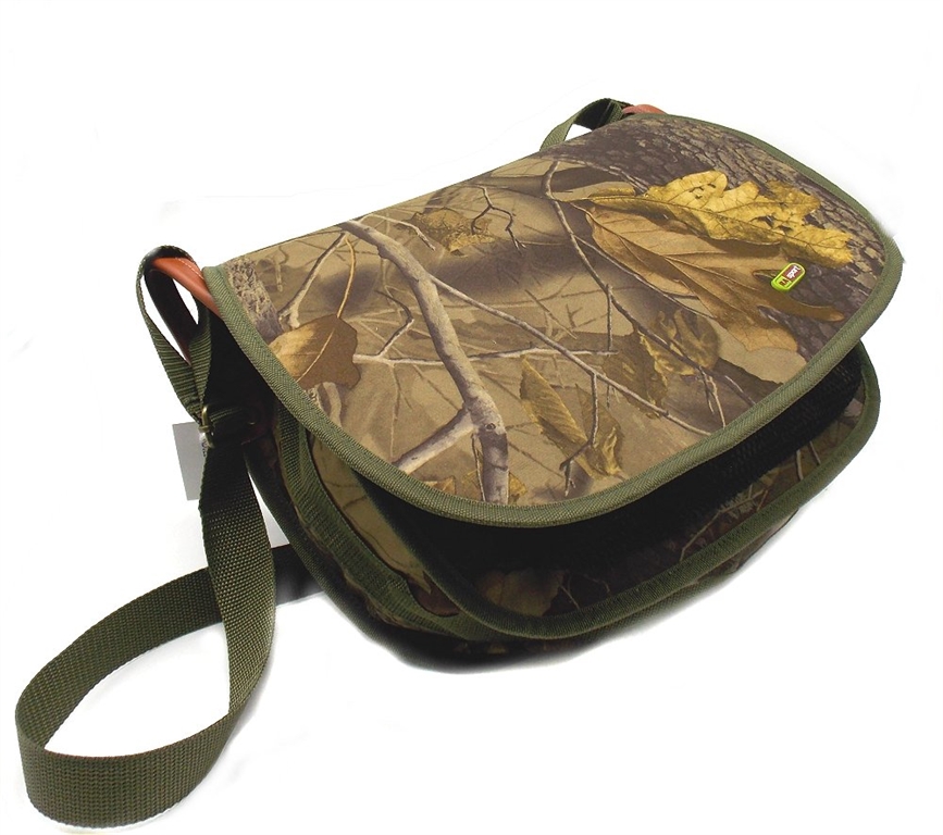 Carniere borsa in nylon con rete colore camo Ra Sport