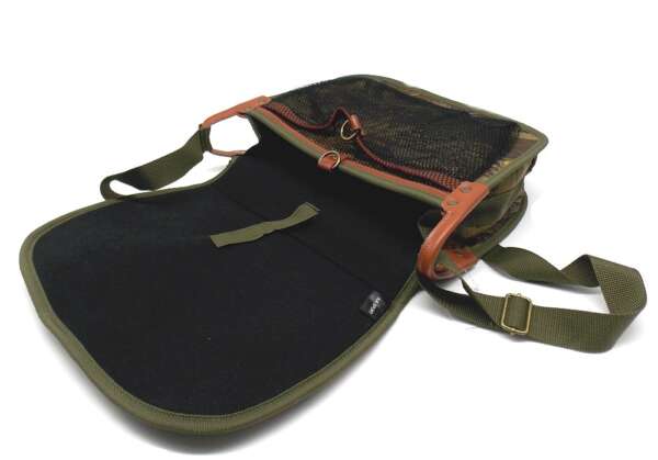 Carniere borsa in nylon con rete colore camo Ra Sport - immagine 2