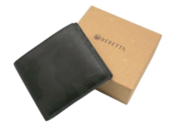 Portafoglio Beretta Bifold in pelle verde