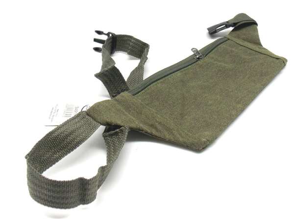 Tasca marsupio Barbaric in tessuto canvas leggero colore verde - immagine 2