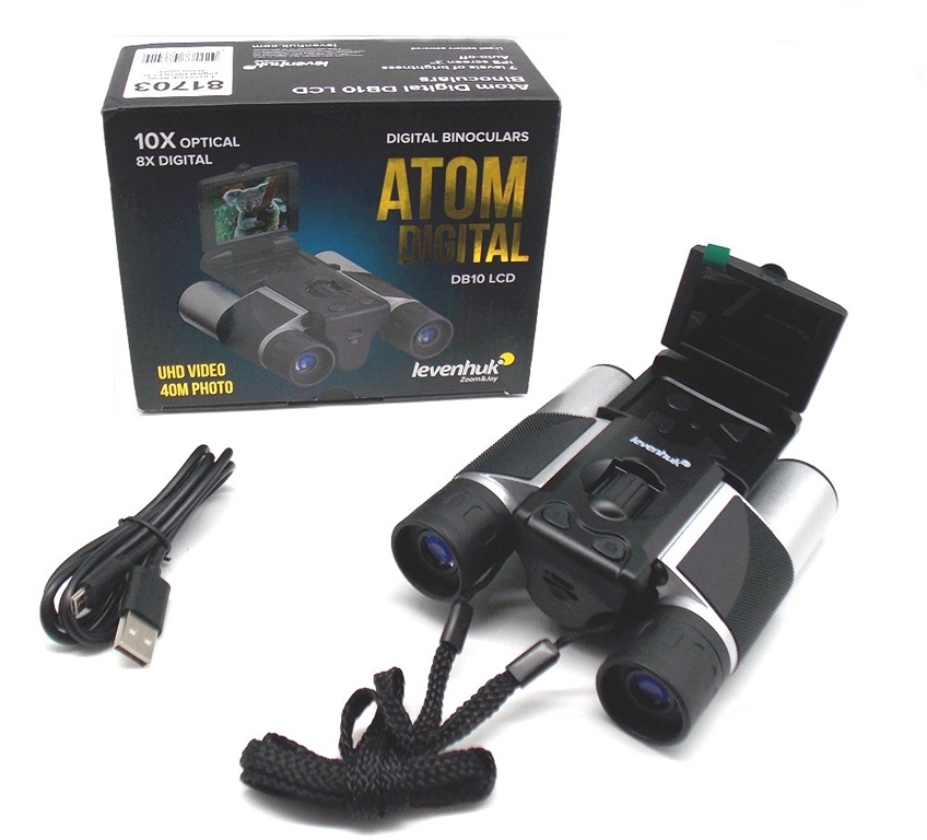 Binocolo Levenhuk Atom Digital 10x25 con display DB10 LCD