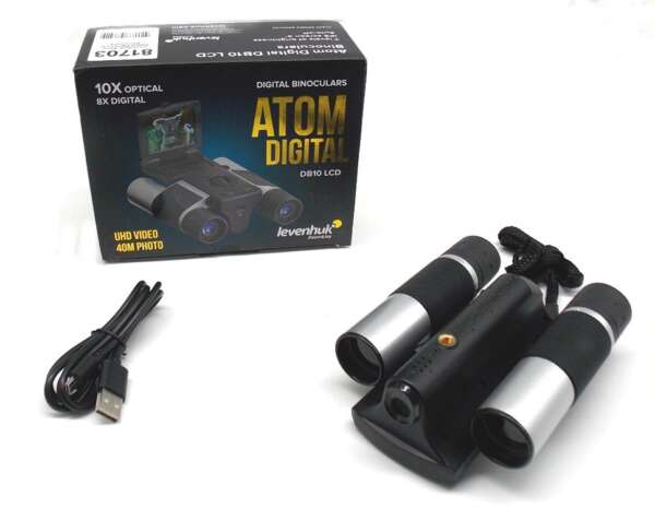 Binocolo Levenhuk Atom Digital 10x25 con display DB10 LCD - immagine 2