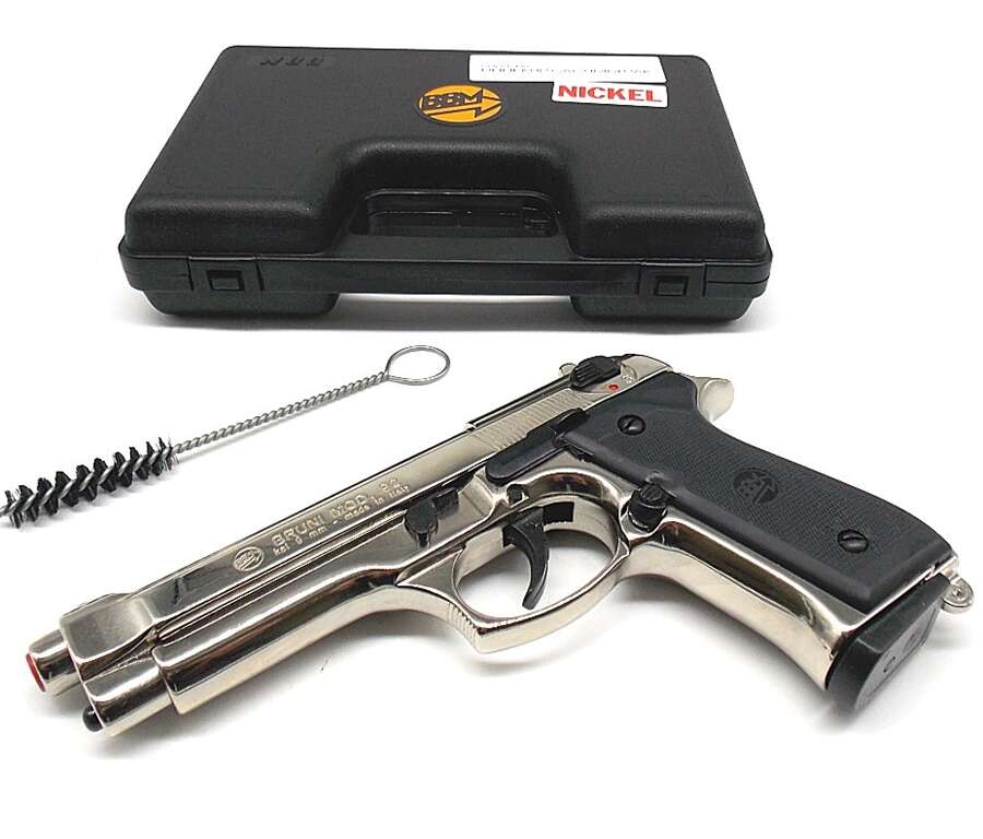 Pistola Bruni a salve 92 inox calibro 9 mm Top Firing