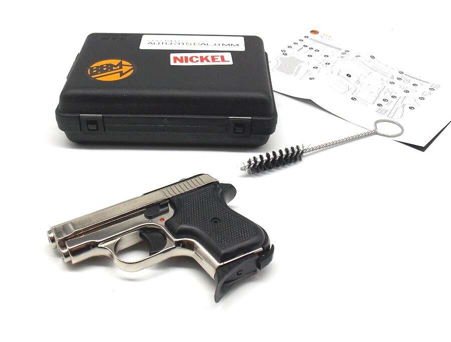 Pistola Bruni a salve 315 auto inox calibro 8 mm Top Firing