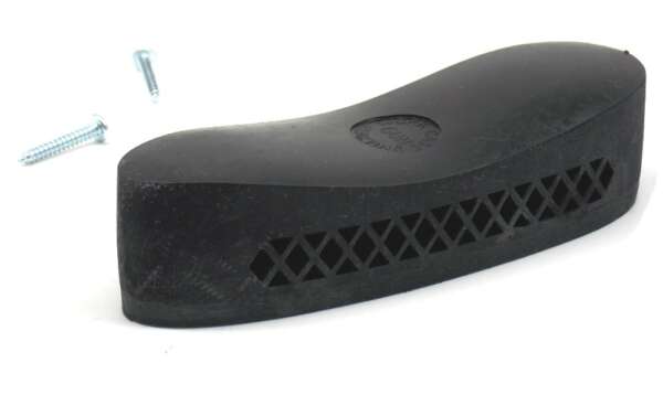 Calciolo curvo ventilato in gomma per fucile 28 mm interasse 80