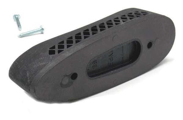 Calciolo curvo ventilato in gomma per fucile 28 mm interasse 80 - immagine 2