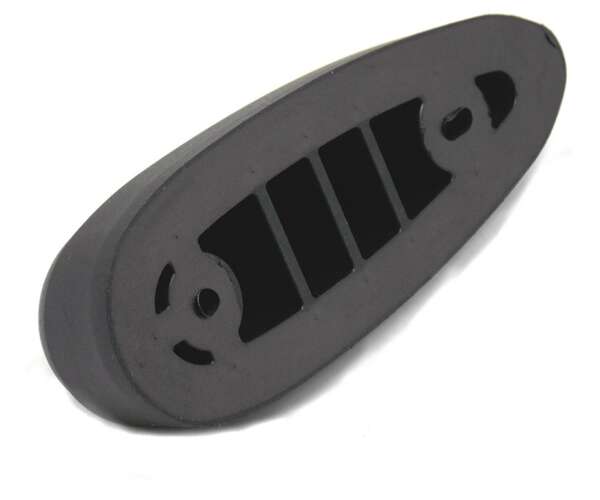 Calciolo curvo in gomma piena per fucile 25 mm interasse 80 85 - immagine 2