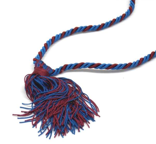Cordoncino per calendario amaranto e blu - immagine 2