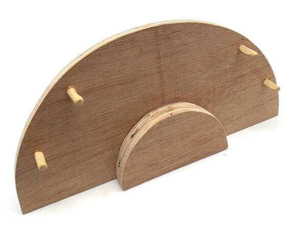 Espositore in legno per 4 coltelli