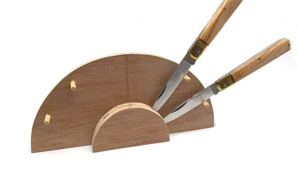 Espositore in legno per 4 coltelli - immagine 2