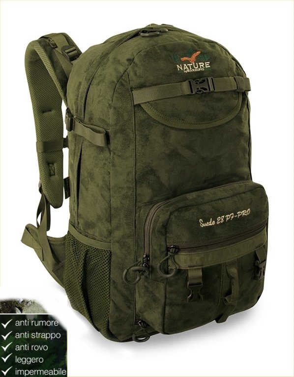 Zaino Nature Suede verde 28 litri