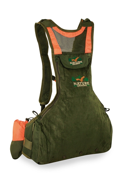 Zaino Gilet Nature Suede Land verde