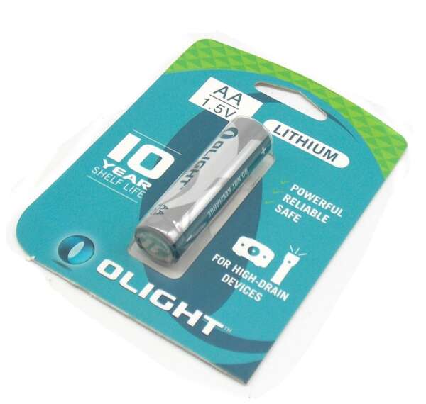Batteria Olight al litio AA 1,5V