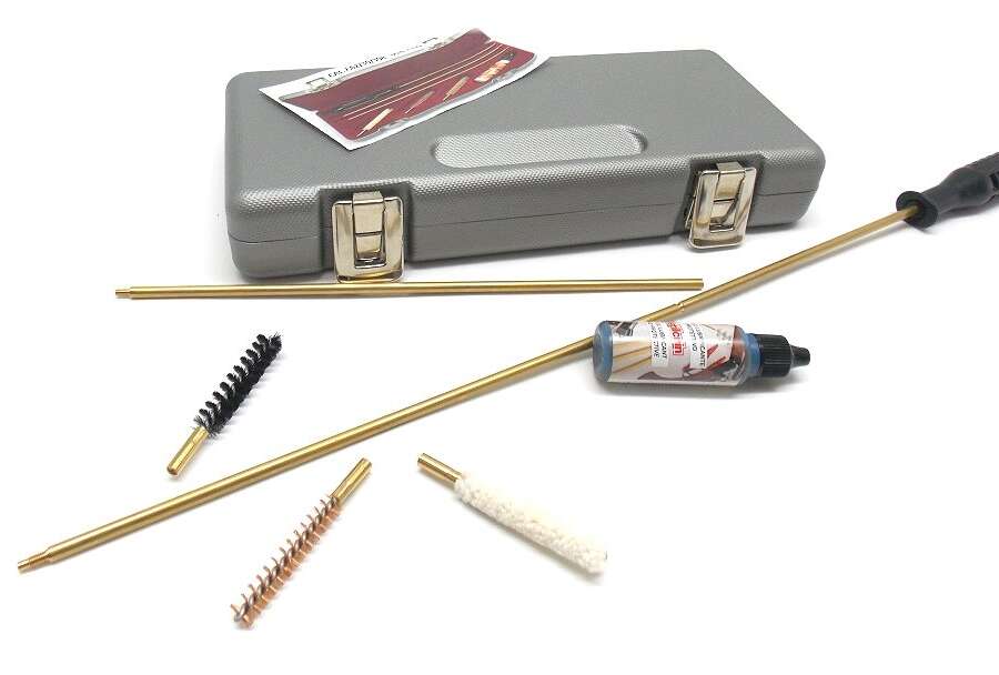 Kit completo pulizia carabina Delfiero in valigetta calibro 22 5 223