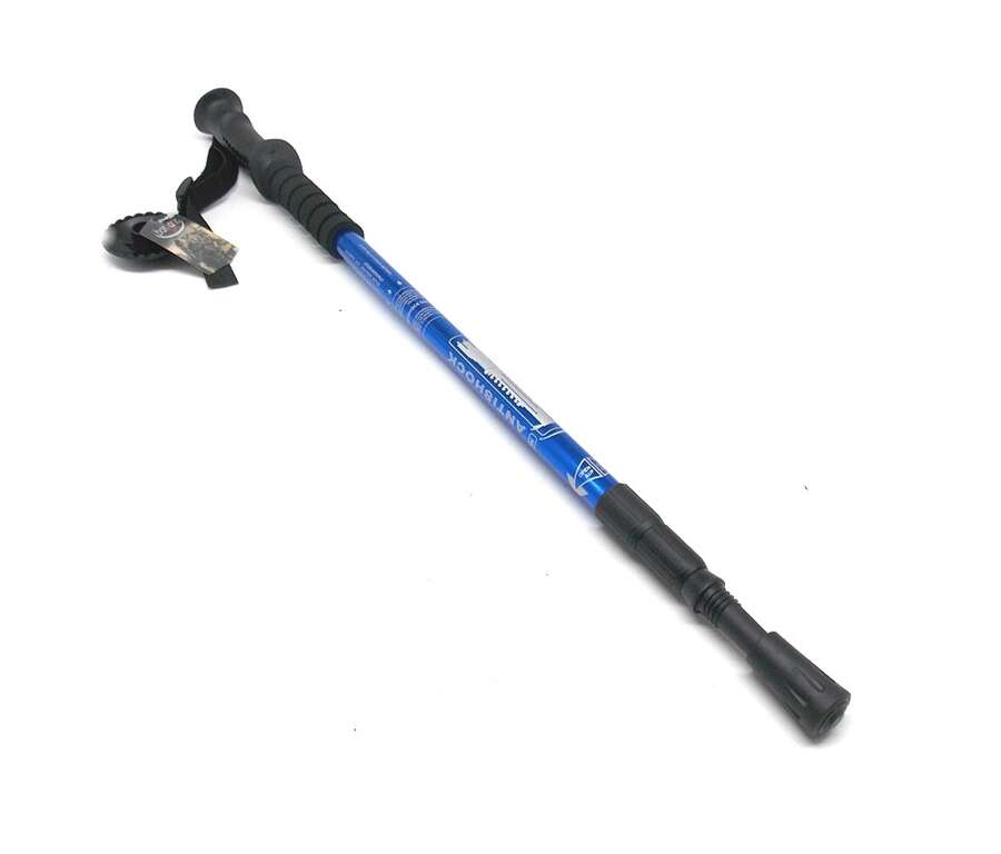Bastone trekking alluminio antishock - NERO-U