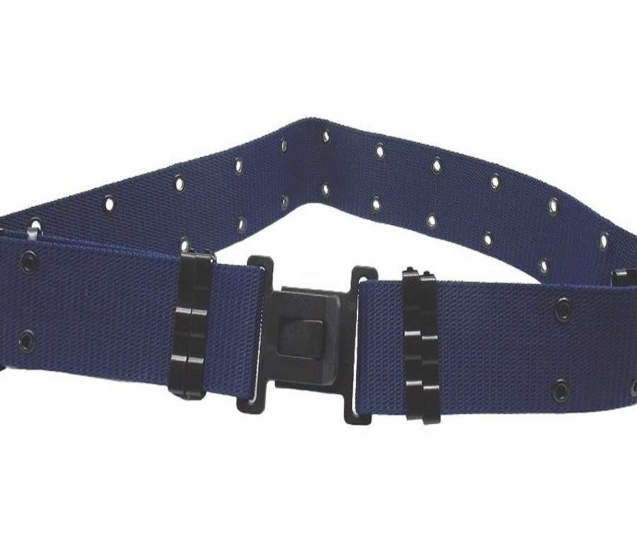 Cinturone nylon con 2 fori - BLU-U