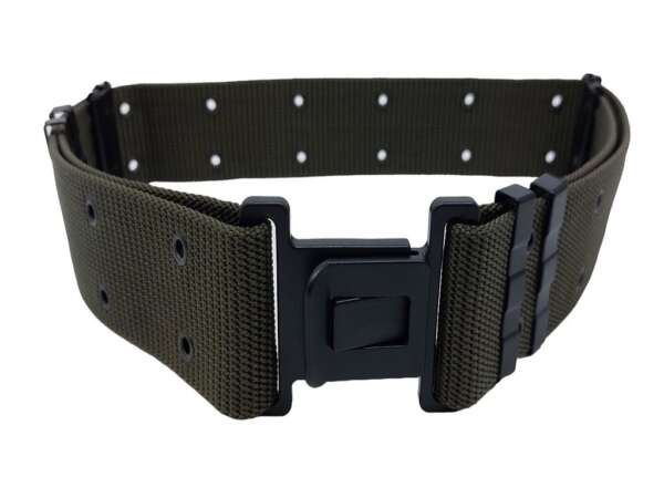 Cinturone nylon con 2 fori - VERDE-U - immagine 3