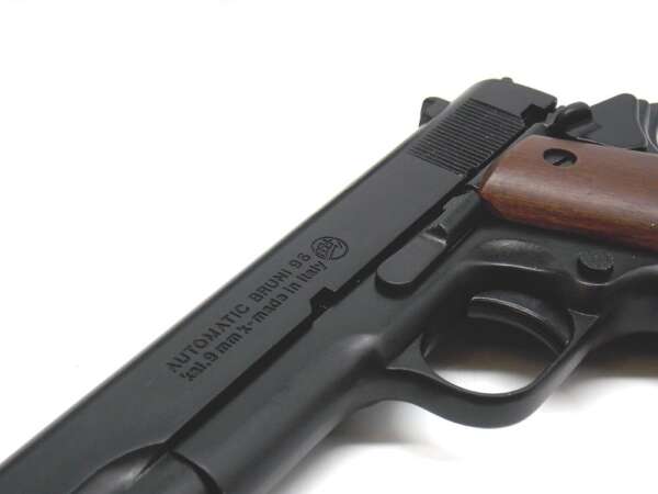 Pistola Bruni a salve automatic 96 nera calibro 9 mm Top Firing - immagine 3