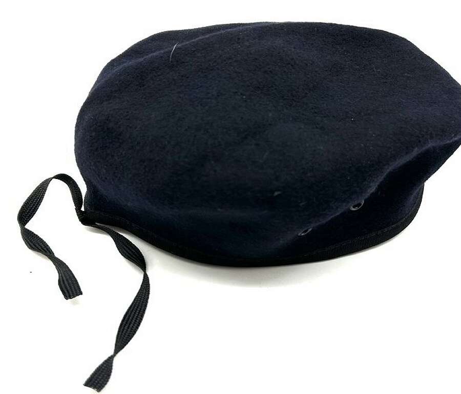 Basco blu notte Polizia Municipale in panno modello Boina spagnolo - 55