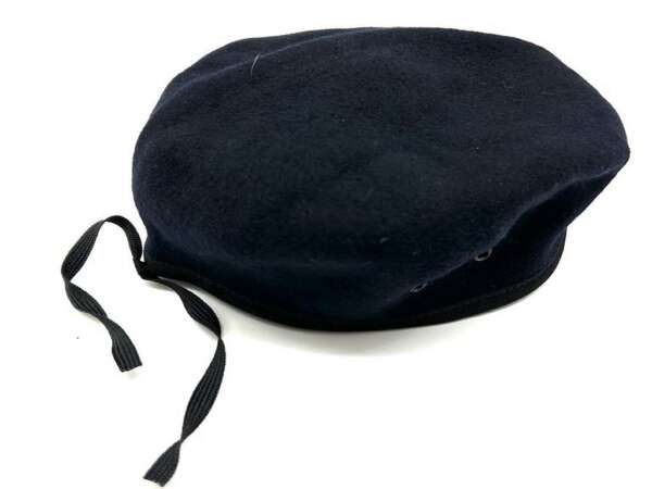 Basco blu notte Polizia Municipale in panno modello Boina spagnolo - 61