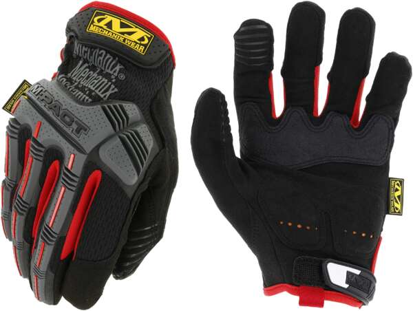GUANTI MECHANIX M-PACT NERO/ROSSO