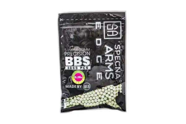 Specna Arms EDGE™ Tracer BIO Precision BBs 0.28g - 1000 BBs – Green