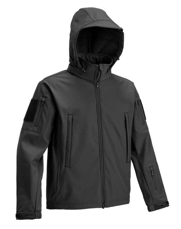 DEFCON 5 GIACCA TATTICA SOFTSHELL NERO