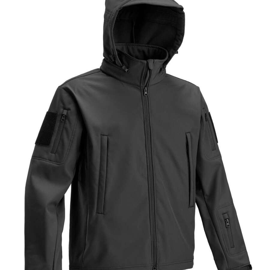 DEFCON 5 GIACCA TATTICA SOFTSHELL NERO