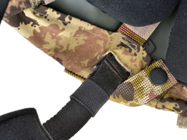 DEFCON 5 COPRI ELMETTO RIP-STOP LBA MICH2000, CON COPRI SLITTA E GANCI INTERNI - immagine 2