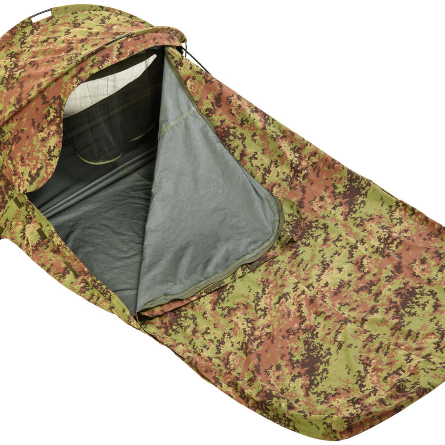 DEFCON 5 TENDINA DOPPIA CON COMPRESSION BAG Vegetato Italiano