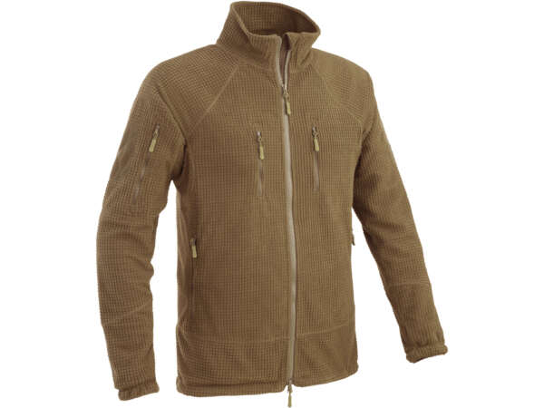 DEFCON 5 Giacca in pile tattico Eagle con cerniera completa Coyote Brown