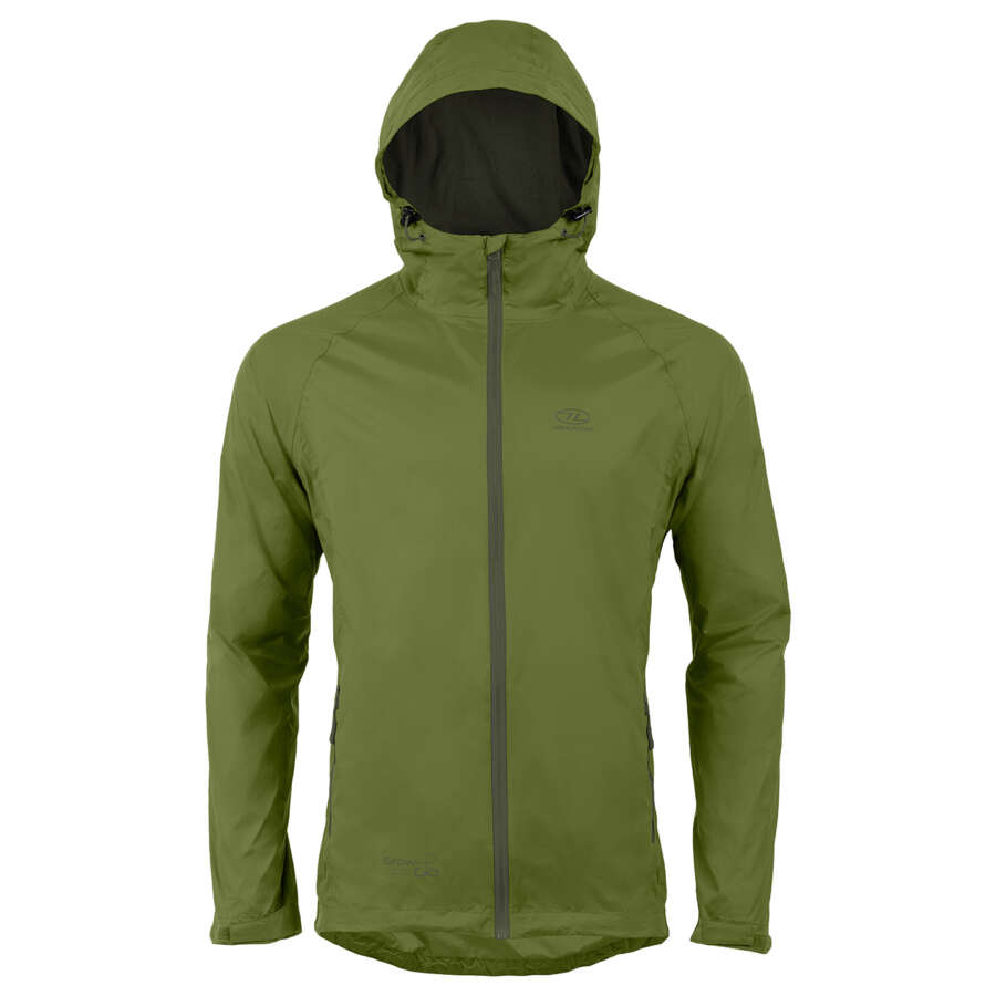 HIGHLANDER GIACCA IMPERMEABILE STOW & GO OD Green