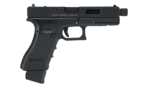 SECUTOR ARMS PISTOLA CO2 BLOW BACK GLADIUS MAGNA VI BLACK - immagine 7