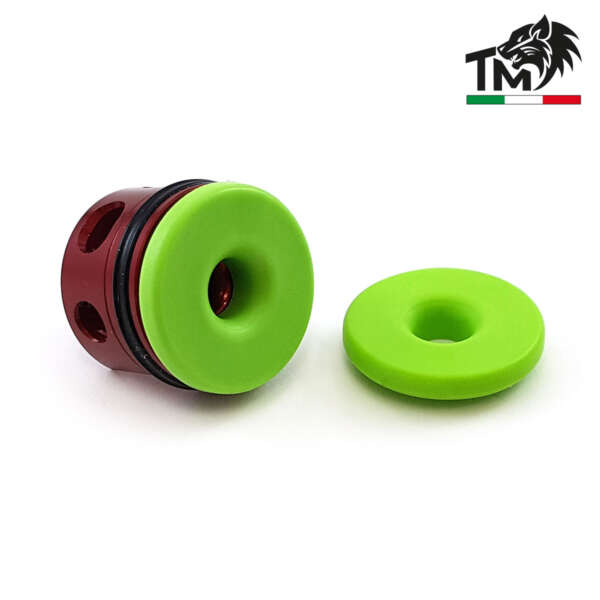 TESTA CILINDRO IN ERGAL CON PAD GREEN - BATTUTA ALTA LIMITED EDITION (TCMMV2G-NVLE) - immagine 3